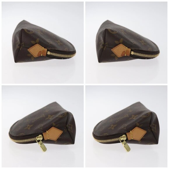 LOUIS VUITTON Monogram Pochette Cosmetic PM Cosmetic Pouch M47515 LV Auth 128595 - Picture 16 of 16